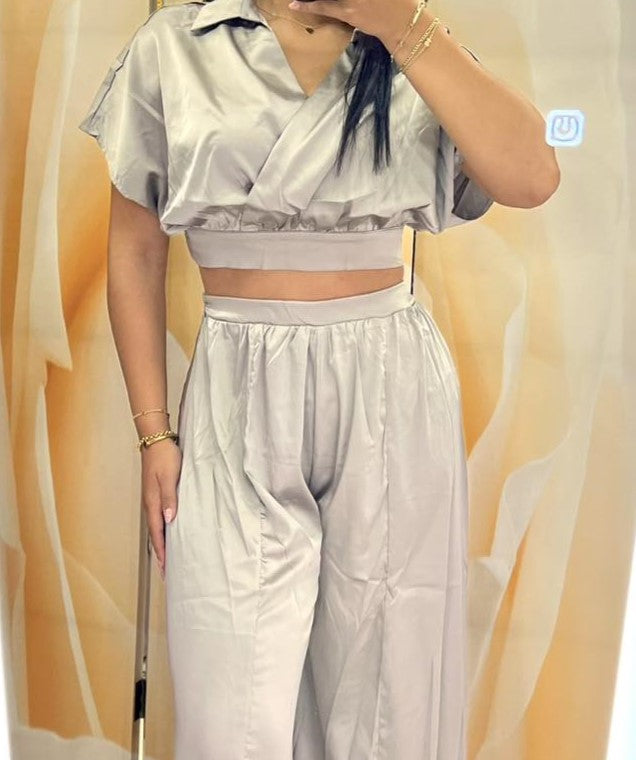 Crop Set With Long Pants S24E382