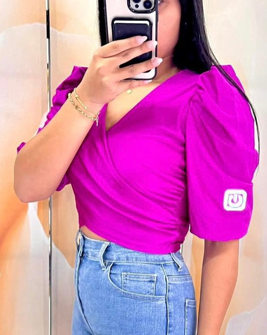 Purple Crop Top B14315