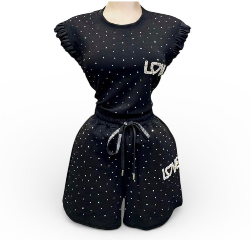 Love Set with Rhinestones