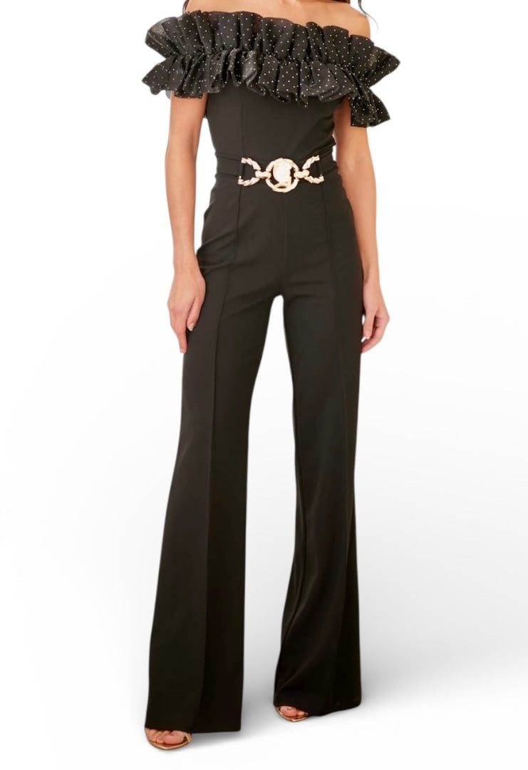 Maraiah Rhinestone Jumpsuit