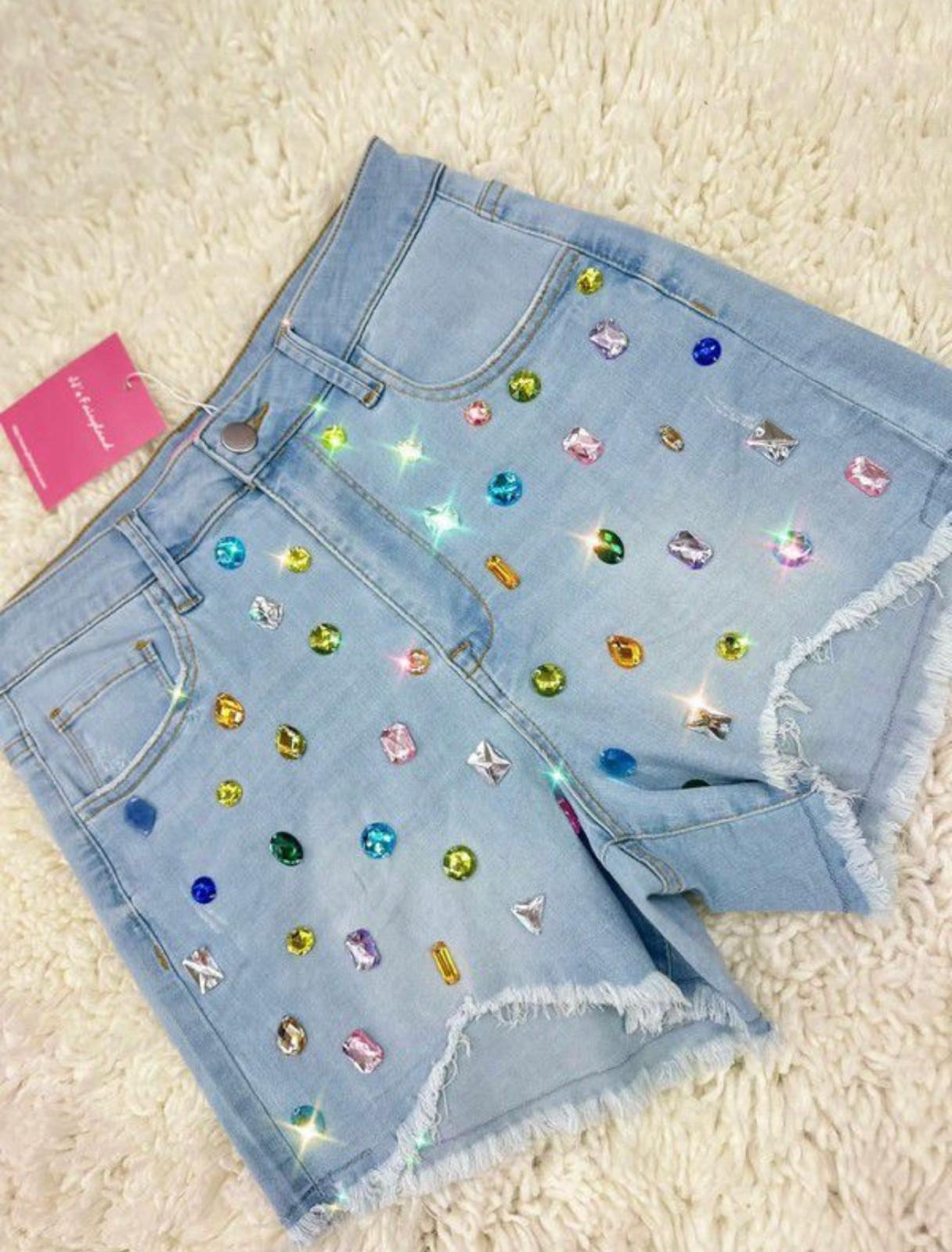 Rhinestone Short