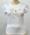 Plus Size Bow Top